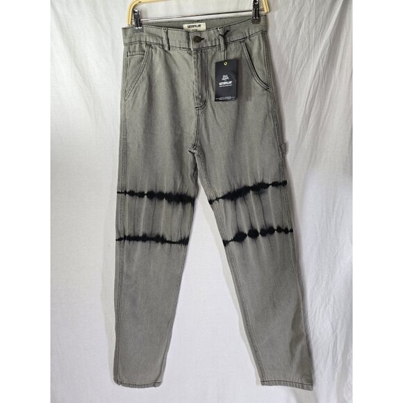 CAT Premium Scribbler-Detailed Carpenter Jeans Size 38- NWT- RETAILS $348 - Picture 1 of 9